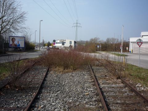 Abzweig ins Industriegebiet Betzingen