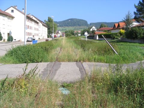 Bahn�bergang in Truchtelfingen