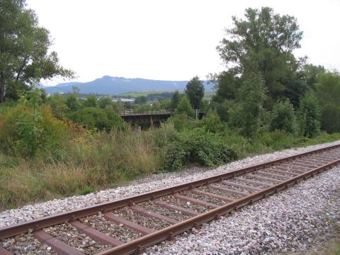 Abzweig von der Zollern-Alb-Bahn