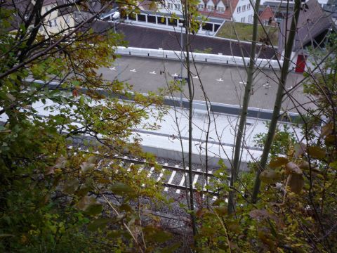 Oberhalb des Haltepunkts Calw