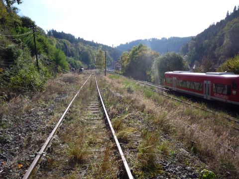 Zufahrt zum (alten) Bahnhof Calw