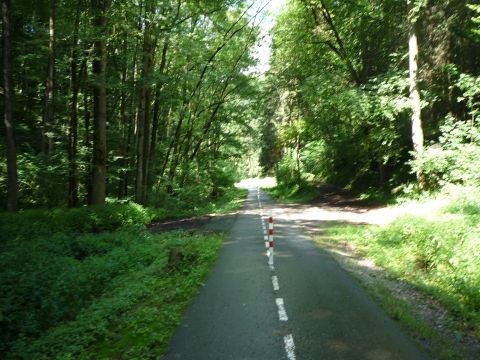 Bahn�bergang zwischen Haag und K�nzelsau