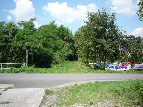 Bahn�bergang �ber die K�nzelsauer Stra�e