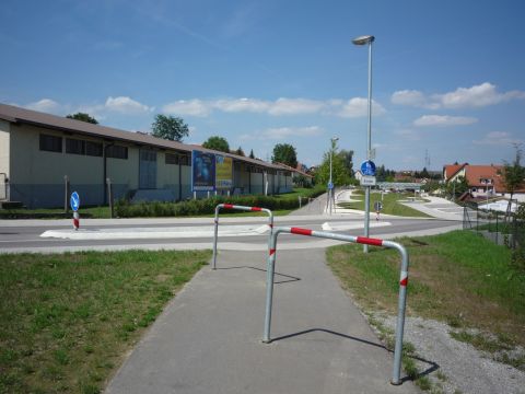 Bahn�bergang �ber die �hringer Stra�e