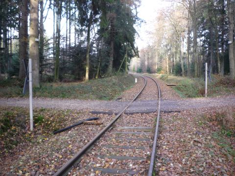 Bahn�bergang zwischen Breitenf�rst und Welzheim
