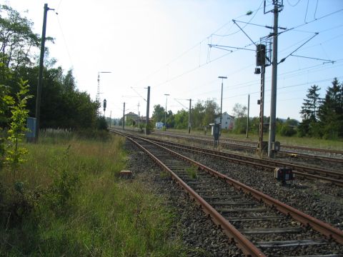 Einfahrt nach Domb�hl