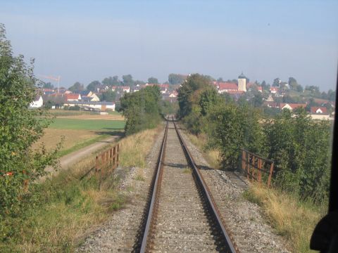 Wegbr�cke vor Marktoffingen