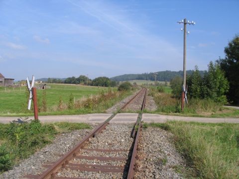 Bahn�bergang beim Georgenhof