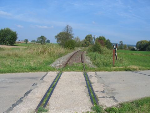 Bahn�bergang bei Leiperzell