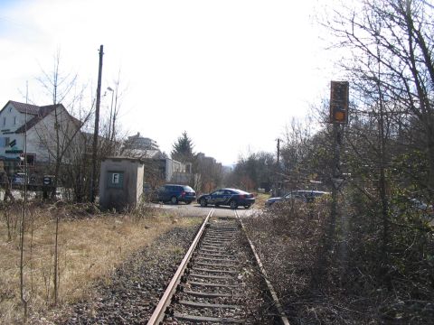 Bahn�bergang Holzheim