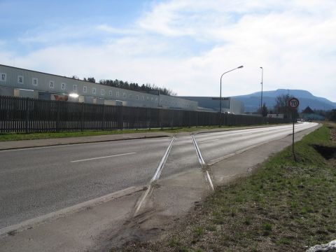 Zufahrt Spedition Wackler