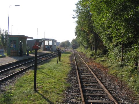 Zufahrt zum Schmalspurbahnhof