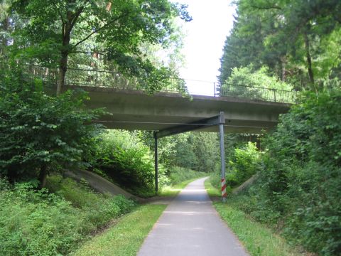 Br�cke der Stra�e nach Horgau