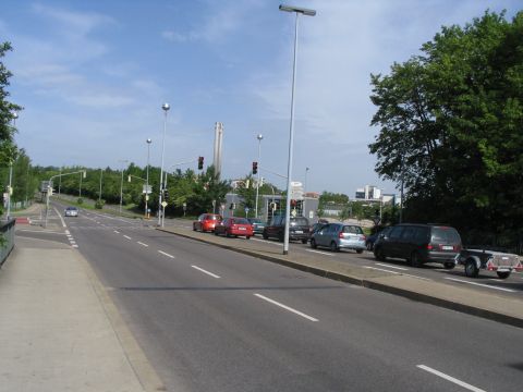 Zufahrt zur Isarbr�cke