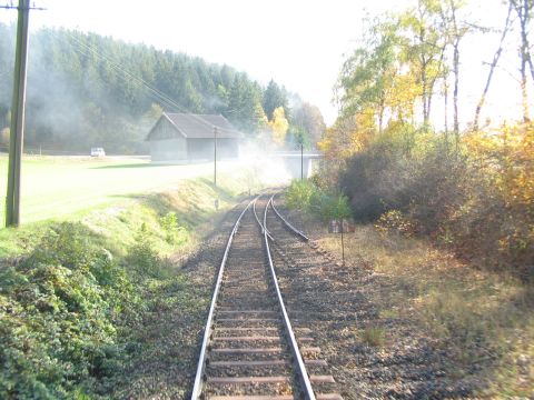 Einm�ndung der Strecke aus Kaufbeuren
