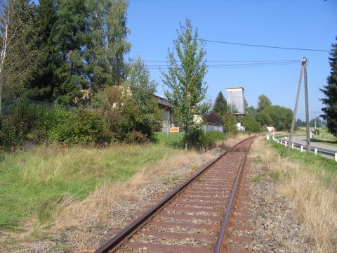Zufahrt zum Depot