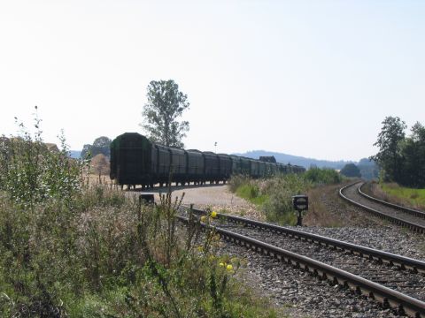 Zufahrt Holzverladung