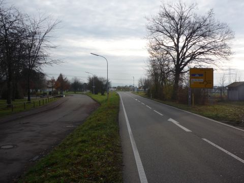 Ausweichstelle und Ladegleis bei Schutterwald