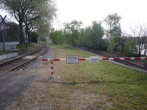 Zufahrt aus der Papierfabrik